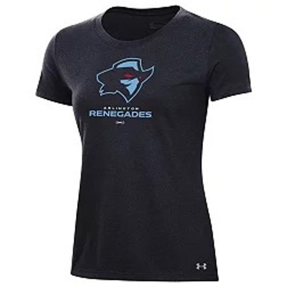 Under Armour UA Arlington Renegades UFL Fan Tshirt Logo Women Medium - Picture 11 of 11